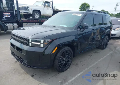 2024 Hyundai Santa Fe Hybrid Calligraphy z USA, uszkodzony, nr VIN 5NMP5DG10RH001099